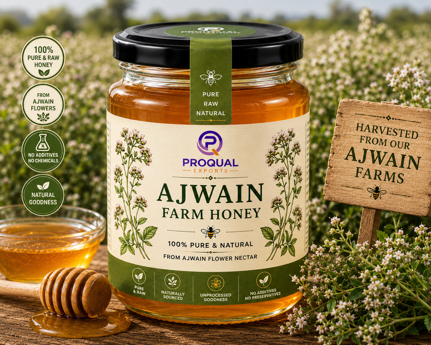 Ajwain Farm Honey